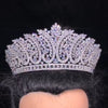 Silver crown, Pageant crown, Wedding crown, Royal Bridal crown, hair accessories, Royal Silver crown, Queen crown - AMYRA