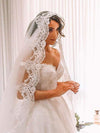 Lace Cathedral Wedding Veil, Bridal Wedding Veil