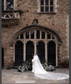 MARY - Ready to Ship Veil (Rush Order) -Drop style Two tier Lace Wedding Long Veil