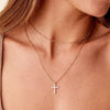 "Glossy gold-plated necklace designed for Australian summer fashion."