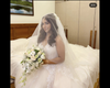 PAIGE - Simple Veil | Classic Cathedral veil | Cathedral Wedding Blusher | Two-Tier Plain Raw Cut Edge | Paige