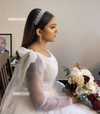 MEG Cubic Zirconia Wedding Tiara - Elegant Bridal Crown & Headpiece for HIRE/RENTAL