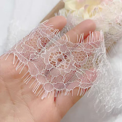 Antonia - Alencon/French lace Mantilla Wedding Veil, Cathedral Alencon/French lace Mantilla Wedding Veil,  1 tier cathedral Mantilla Lace Veil,Lace Mantilla Bridal Veil in Cathedral