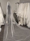 KERRIE-Pearl Embellished Bridal Veil | Cathedral Wedding Veil