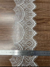 Jenny Mantilla Lace Wedding Veil – Custom Embroidered Text | Cathedral Lace Bridal Veil