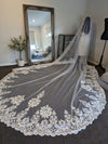 OLGA- Ready to Ship Veil - Wedding Veil, Royal Length Wedding Veil