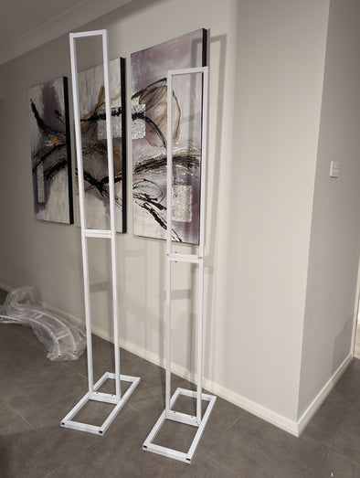Floral Pillar Frames - Set of 2