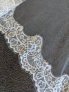 Harper - Alencon/French lace Mantilla Wedding Veil, Cathedral Alencon/French lace Mantilla Wedding Veil,  1 tier cathedral Mantilla Lace Veil,Lace Mantilla Bridal Veil in Cathedral (Copy)
