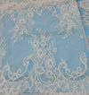 Miranda – Alençon French Lace Hooded Mantilla Cathedral Wedding Veil