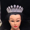 JERSEY Luxury Crystal Bridal Crown – Regal Wedding Tiara for Brides