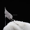 DENA - Royal Silver Cubic Zirconia Bridal Tiara – Elegant Wedding Crown