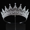 CAROL Luxury Cubic Zirconia Bridal Tiara – Elegant Crystal Wedding Tiara