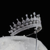 Luxury Bridal Full Crown, Wedding hair accessories, Queen Full crown, Wedding round Tiara Crown, Bridal Tiara, Wedding Bridal Headpiece, Wedding hair accessories, Crystal crown, Silver crown - RANIA