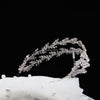 HAYLEY Rhinestone Wedding Headpiece - Bridal Tiara, Silver Crown