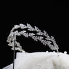 HAYLEY Rhinestone Wedding Headpiece - Bridal Tiara, Silver Crown