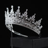 CAROL Luxury Cubic Zirconia Bridal Tiara – Elegant Crystal Wedding Tiara