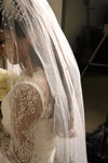 Wedding Cathedral Veil, Swarovski Crystal Veils, Fingertip Short Wedding Veil, AURORA