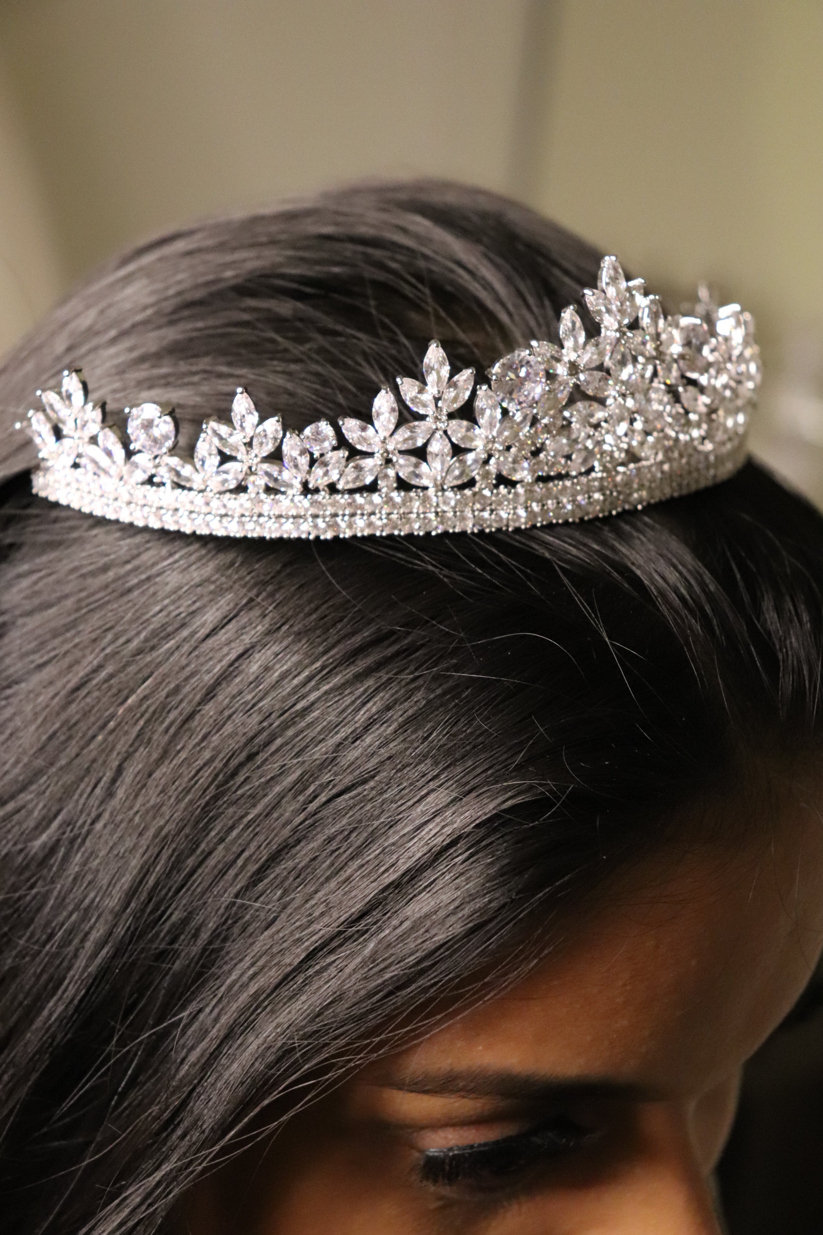 Bridal Wedding Tiaras Wedding Crowns Cubic Zirconia Tiara LARA MWBRIDALSTORE