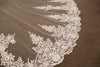 Rebecca | Two-Tier Cathedral Lace Wedding Veil – Elegant Sheer Tulle Bridal Veil