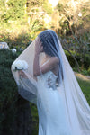 RENAE - Cathedral Veil with Crystals, Diamante Wedding Veil, Rhinestone Veil, Veil Wedding with crystals