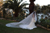 Lace Wedding Cathedral Veil, Ivory/ White Lace Cathedral Wedding Veil, Chapel Wedding Veil, Bridal Veil, Long Wedding Veil, White Wedding Veil, , WEDDING FLORAL LACE VEIL, FIONA