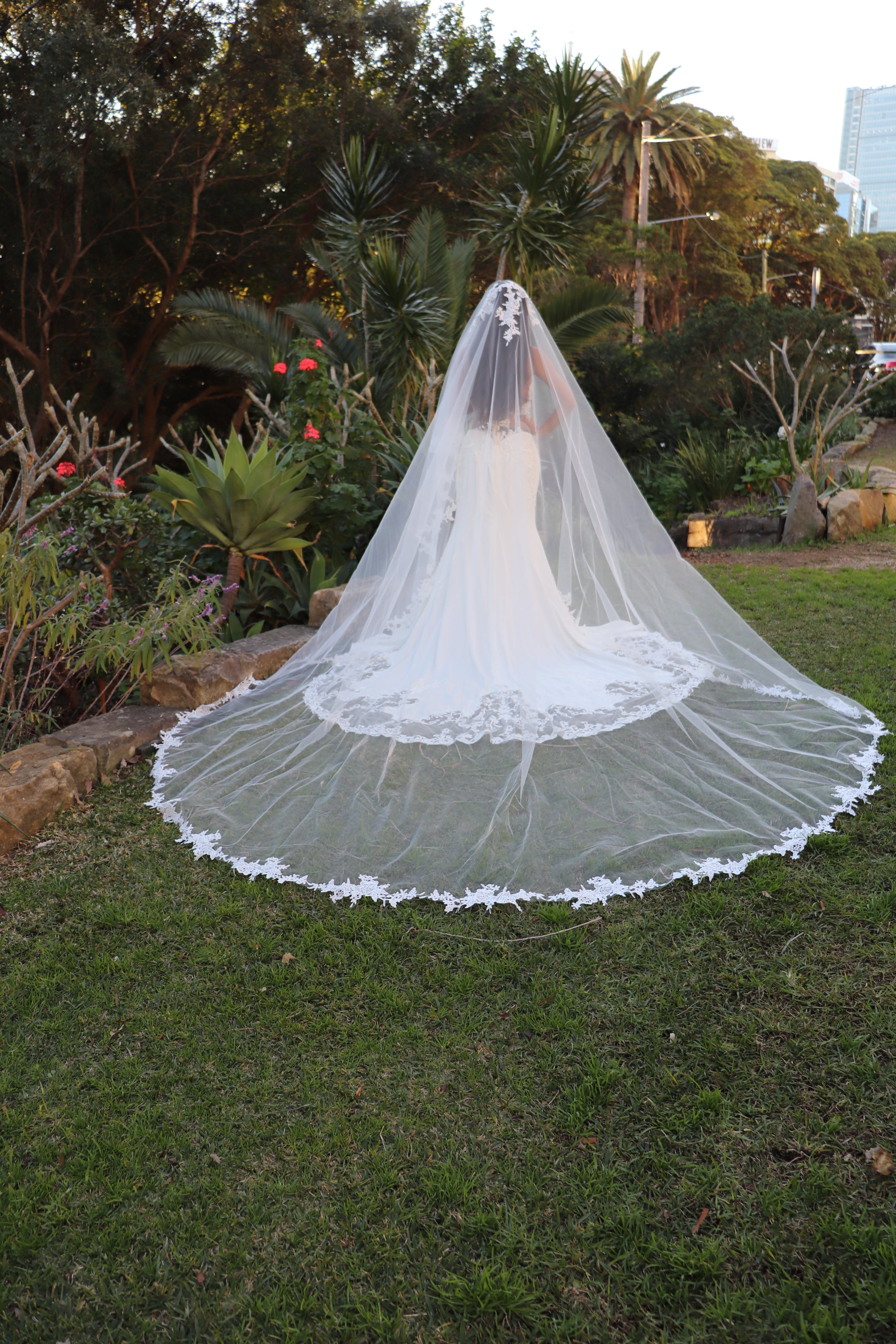 Custom made wedding veils  7 meter Wedding Bridal Veils – MWBRIDALSTORE