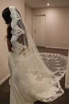 Lace Cathedral Wedding Veil, Bridal Wedding Veil