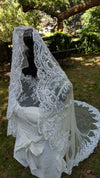 Bridal Veils, wedding Veil,Cathedral wedding Veil, 3D Floral Cathedral Wedding Veil 