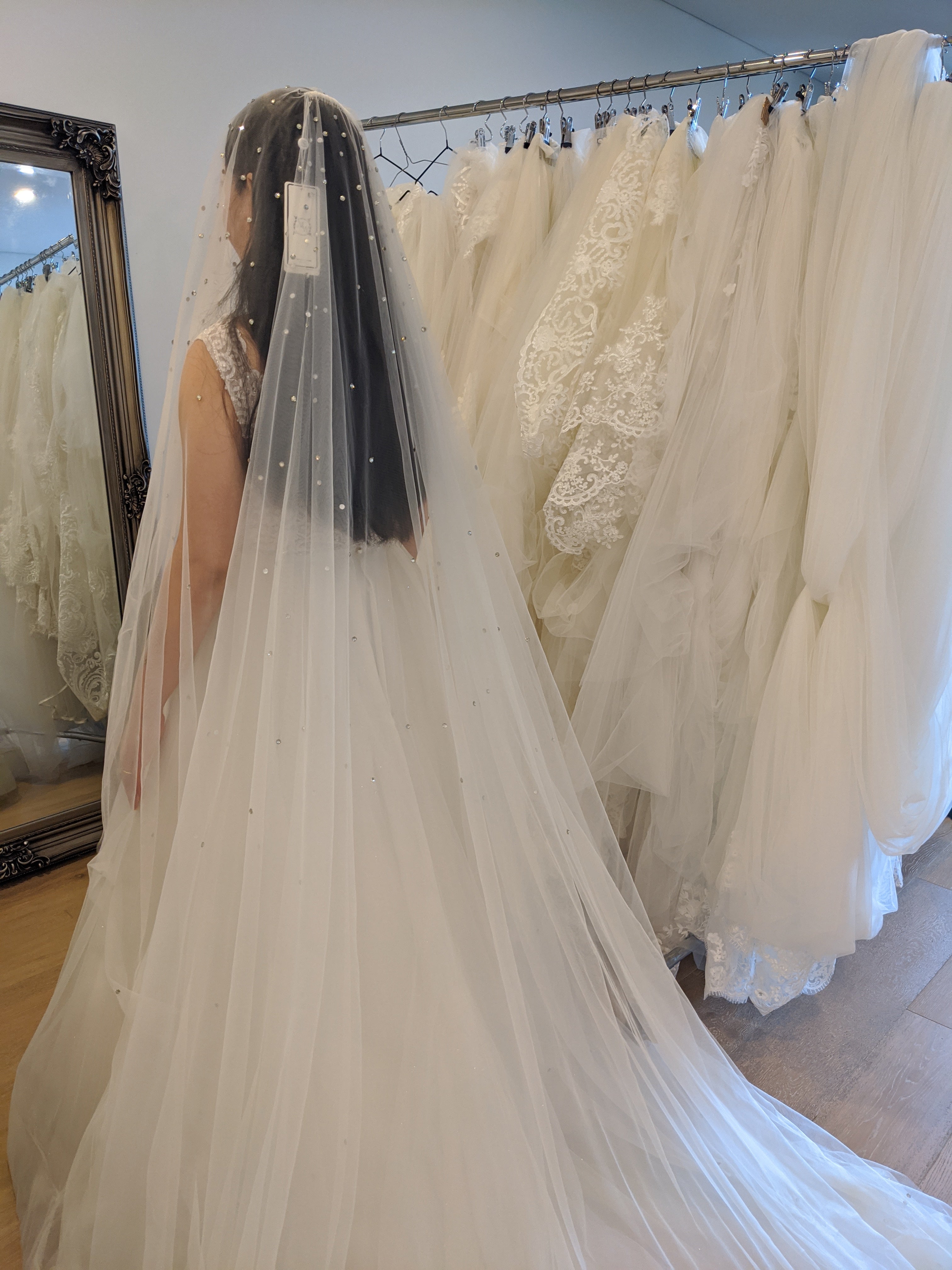 Jeweled wedding veils hotsell