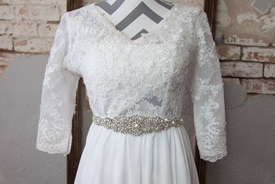 Rhinestone Bridal Belt - GRACE