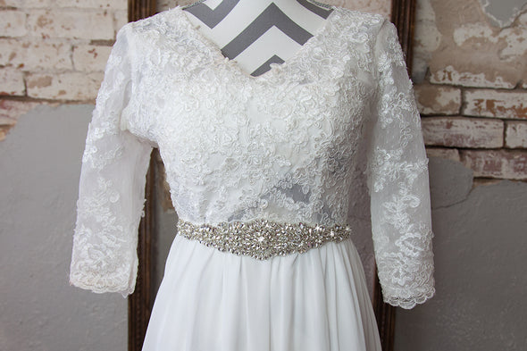 Rhinestone Bridal Belt - GRACE