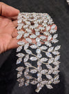 NARDIA - Rhinestone Wedding Headpiece - Silver Bridal Crown & Hair Accessory