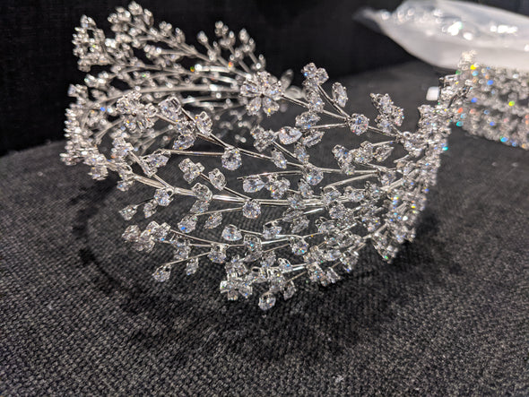 PEARL - Wedding Rhinestone Headpiece, Hair Accessories, Rhinestone Hairpiece Bridal,  Headpiece Silver, Bridal Headband, Wedding crown crystal Bridal tiara, Bridal Crown,Wedding Headpiece,Crystal Tiara,Wedding Crown