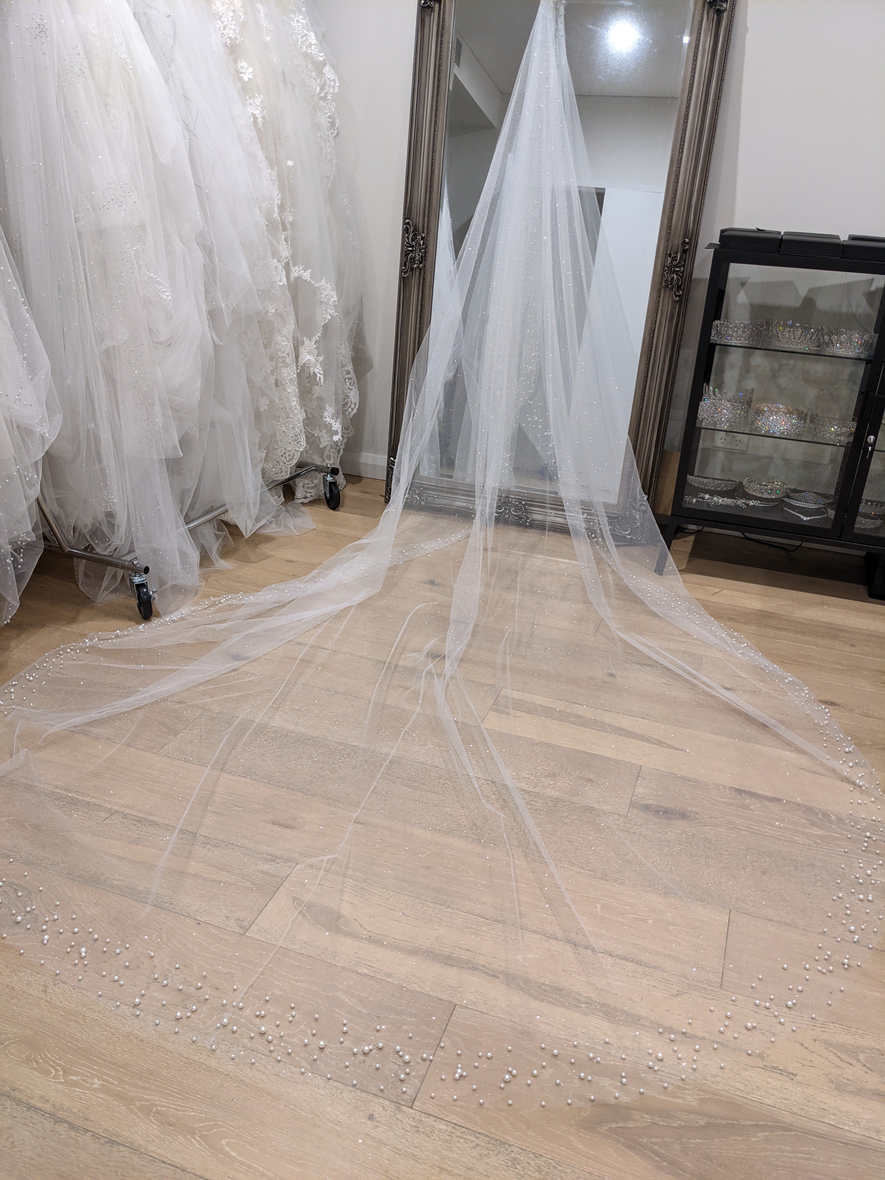 Sparkle – Glitter Sparkle Veil, Chapel Length