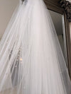 Sparkle Veil, Glitter veil, Glitter Tulle Veil, Shimmer veil, Wedding Veil, Cathedral veil,  1 tier cathedral Shimmer Veil LEXY