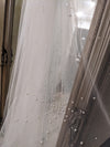 Sparkle Veil, Glitter veil, Glitter Tulle Veil, Shimmer veil, Wedding Veil, Cathedral veil,  1 tier cathedral Shimmer Veil LEXY
