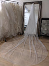 Sparkle Veil, Glitter veil, Glitter Tulle Veil, Shimmer veil, Wedding Veil, Cathedral veil,  1 tier cathedral Shimmer Veil,  - KIRSTY