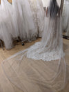 Sparkle Veil, Glitter veil, Glitter Tulle Veil, Shimmer veil, Wedding Veil, Cathedral veil,  1 tier cathedral Shimmer Veil,  - KIRSTY