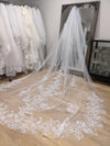 Sparkle Veil, Glitter veil, Glitter Tulle Veil, Shimmer veil, Wedding Veil, Cathedral veil,  1 tier cathedral Shimmer Veil VINNIE