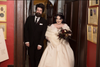 ISLA - Deco Leaf Crystal Tiara - Elegant Bridal Wedding Headpiece