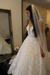 Lace Cathedral Wedding Veil, Bridal Wedding Veil