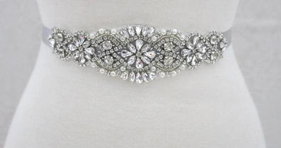 Crystal Rhinestone Bridal Belt - ANNA